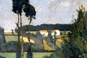 La Bresse vue par le peintre Louis Jourdan (1901-1950).