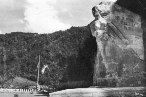 Le monument du Val d’Enfer à Cerdon édifié à la mémoire des maquisards