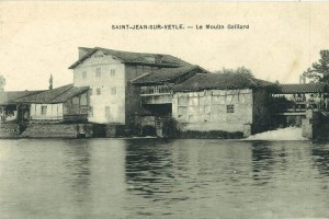 Le moulin Gaillard et sa retenue d’eau à Saint-Jean-sur-Veyle